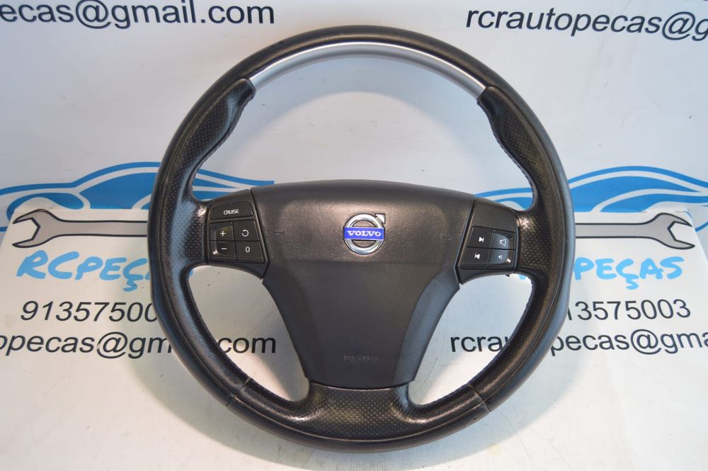 VOLANTE GUIADOR COMPLETO VOLVO C30 533 RDESIGN R-DESIGN R DESIGN PELE