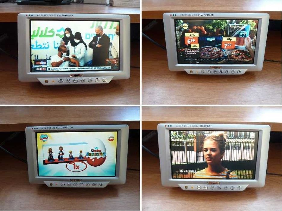 TV & MONITOR, 7" LCD Color.