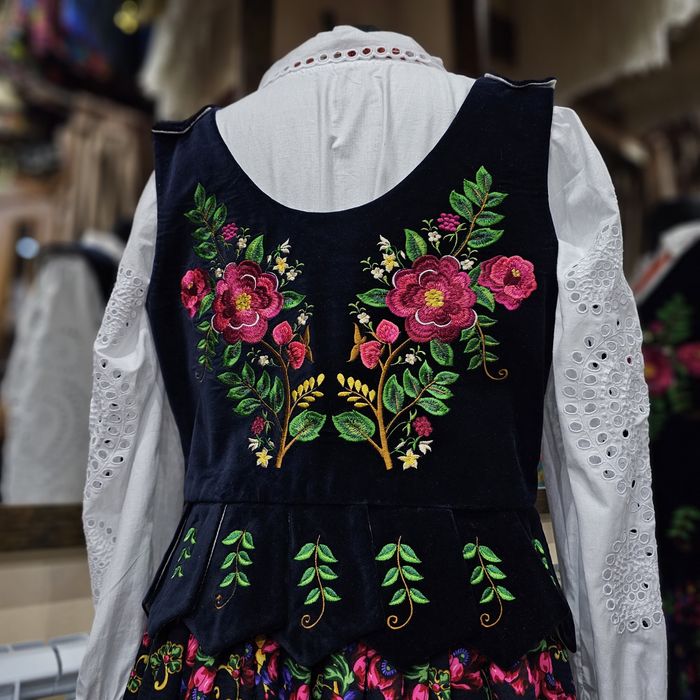 Damska koszula góralska! Bogato haftowana bluzka góralska regionalna