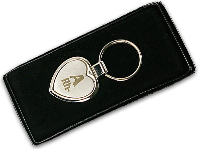 Brelok z grupą krwi A Rh- (minus)