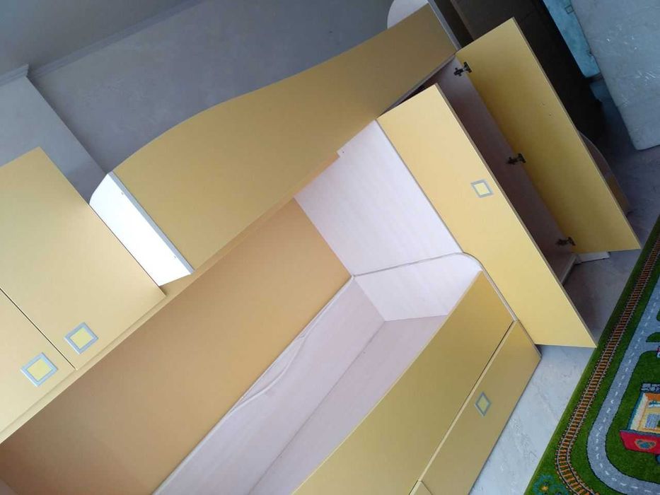НОВЕ ліжко двоярусне з ШАФАМИ матраци