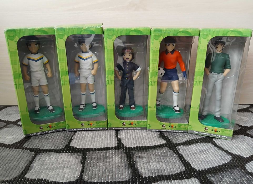 bonecos oliver benji figuras coleçao capitao tsubasa futebol altaya