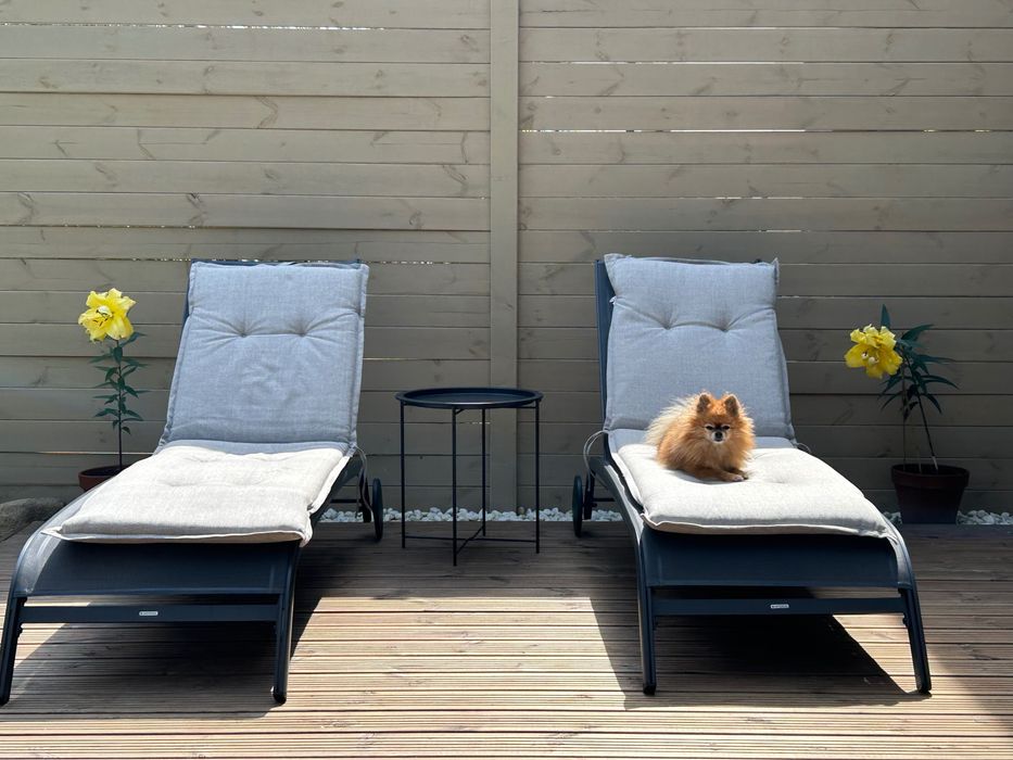 HOPBALLE
2x Poduszka ogrodowa na leżak HOPBALLE jasnoszary