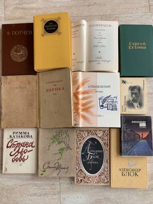 Есенин Некрасов Блок Казакова Щипачев Твардовский Алигер Тютчев