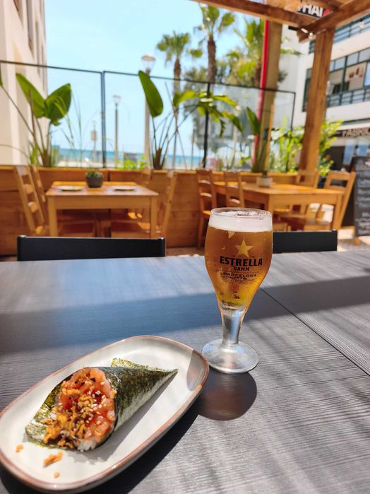 Restaurante frente á praia Quarteira