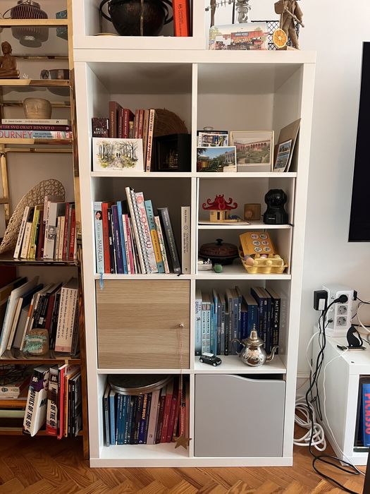 Conjunto de Módulos do IKEA kALLAX/LACK brancos