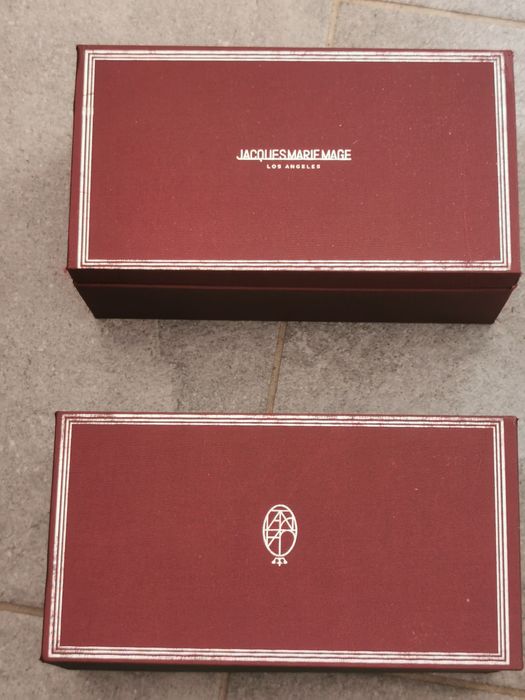 Jacques marie mage pudelko okulary