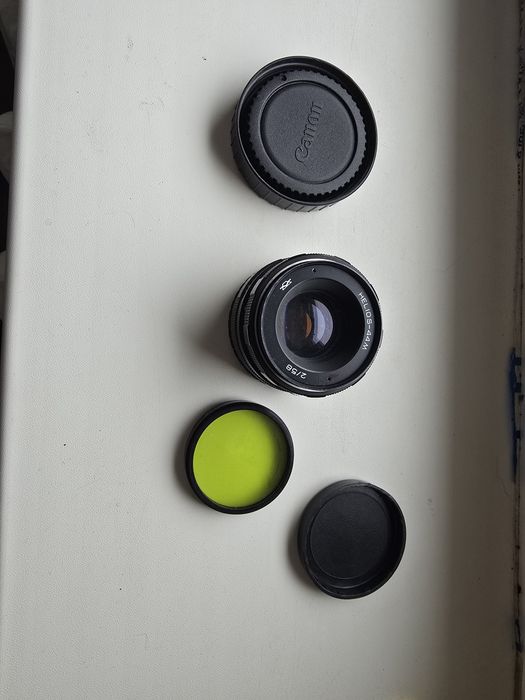 Canon EOS 70D +18-55 +Helios 44