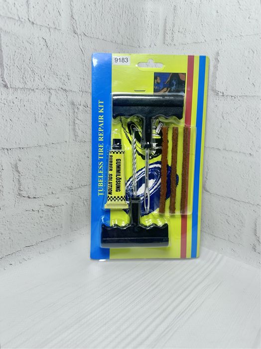 Набор для ремонта авто шин ремкомплект сырая резина