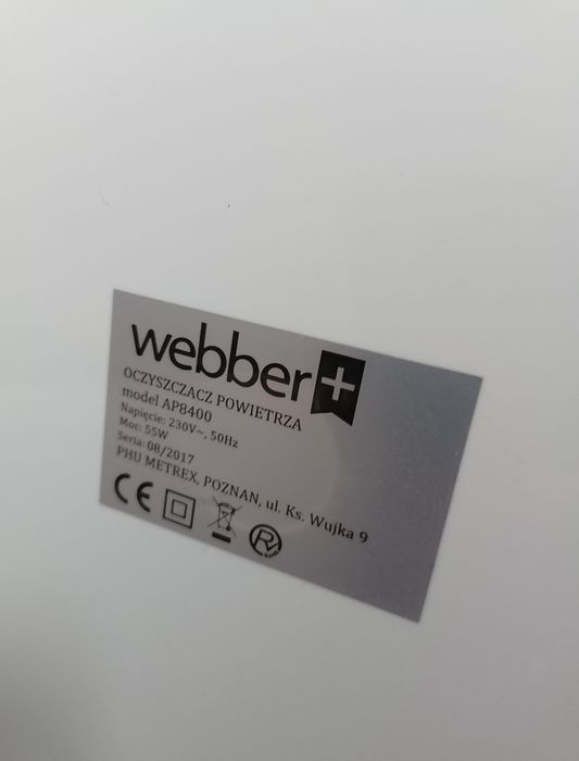 Oczyszczacz powietrza WEBBER AP8400