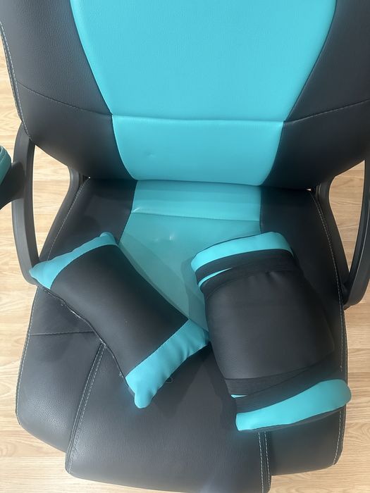 Cadeira Gaming nacon como nova - Azul & Preto