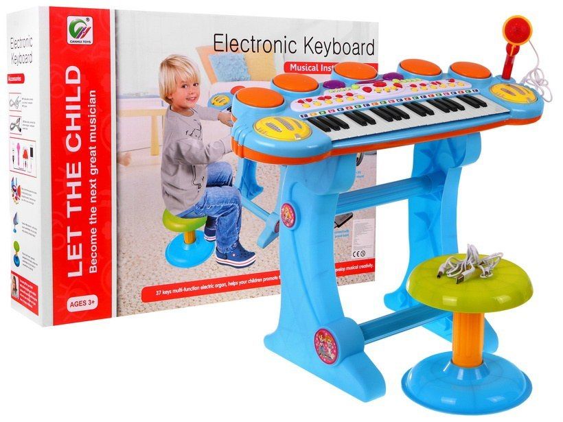 Keyboard Werble MP3 USB 3 Oktawy +Regulacja +6 rytmów muzycznych