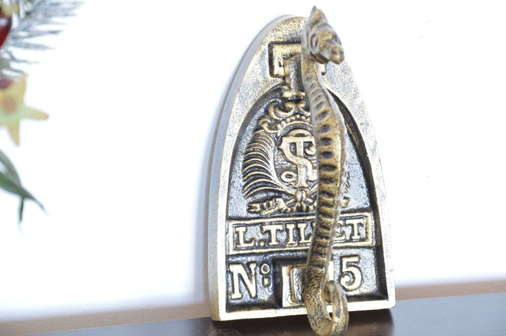 ŻELAZKO wyjątkowe żeliwne przedwojenne sygnowane