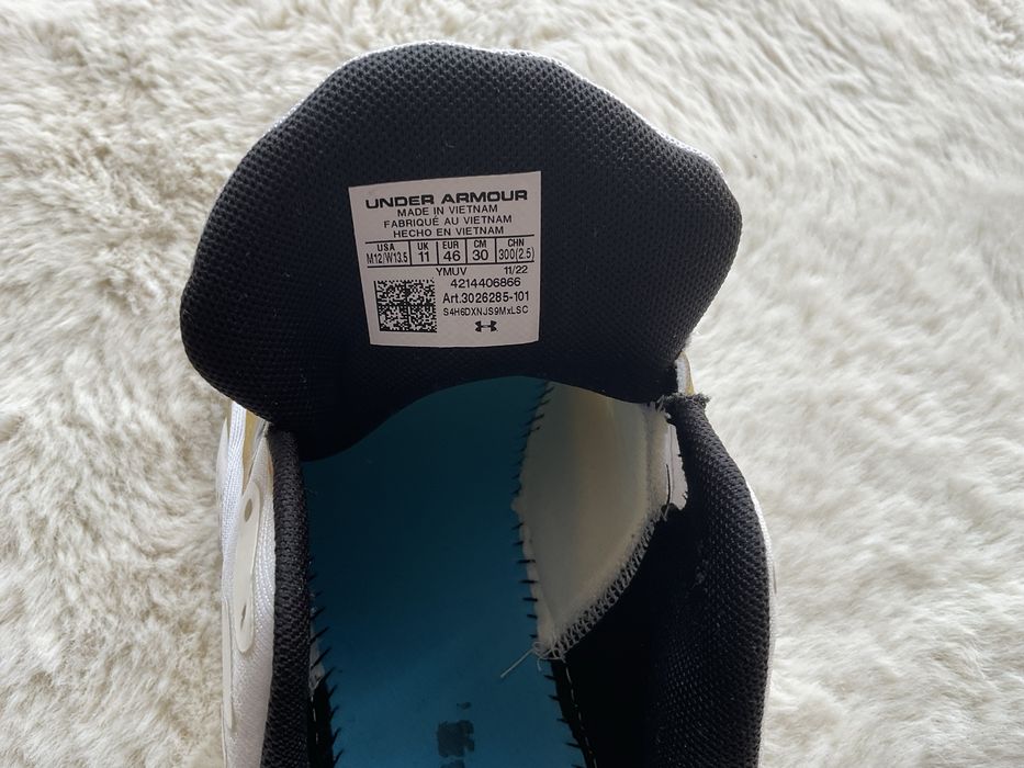 Buty koszykarskie Under Armour Anatomix Spawn Slip r. 46/30 cm stan bardzo dobry