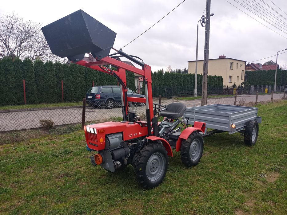 Traktorek Ogrodniczy 4X4 tz-4k-14 agrozet Ładowarka Tur ciągniczek 330