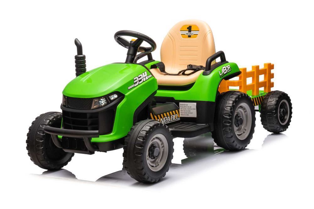 TRAKTOR Z PRZYCZEPKĄ na Akumulator | Światła LED | DUŻY | Pilot dla Rodzica | Najnowszy model HIT
