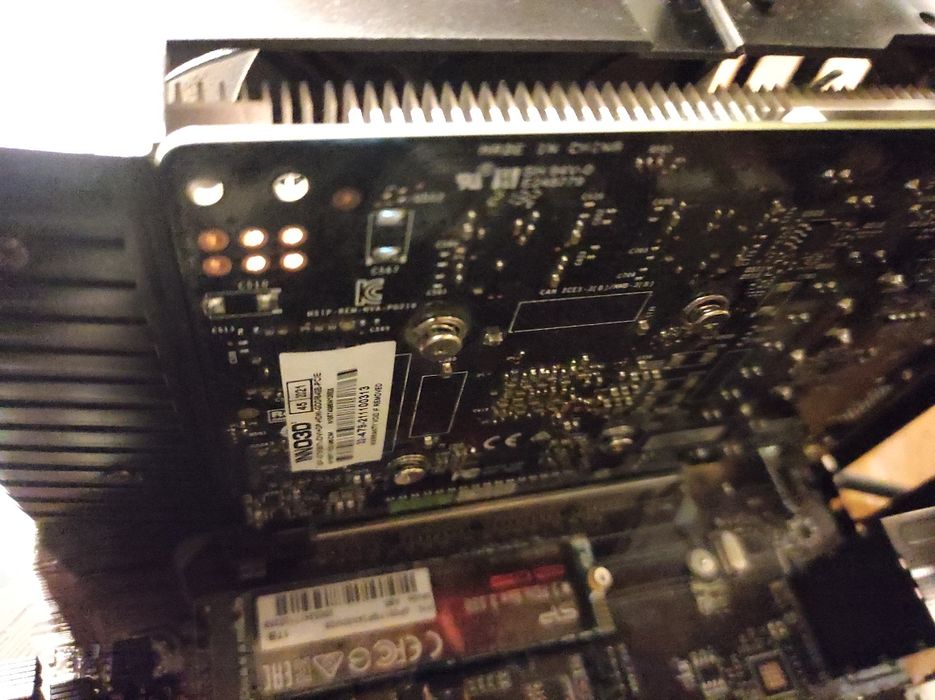 Karta Graficzna INNO 3D GTX 1050 TI używana kilkukrotnie