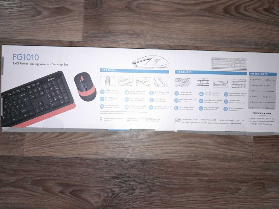 Комплект клавіатура та миша A4Tech F1010 (Orange), A4Tech FG1012 Black