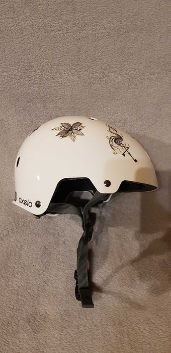Kask Oxelo Play 5 biały 50-54cm rower rolki hulajnoga