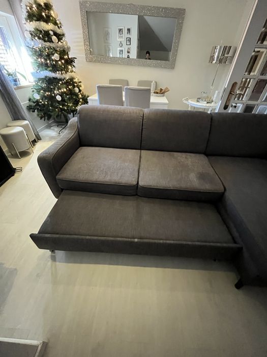 Sofá de 3 lugares com chaise long