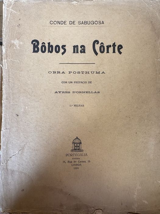 Livro Bobos Na Côrte