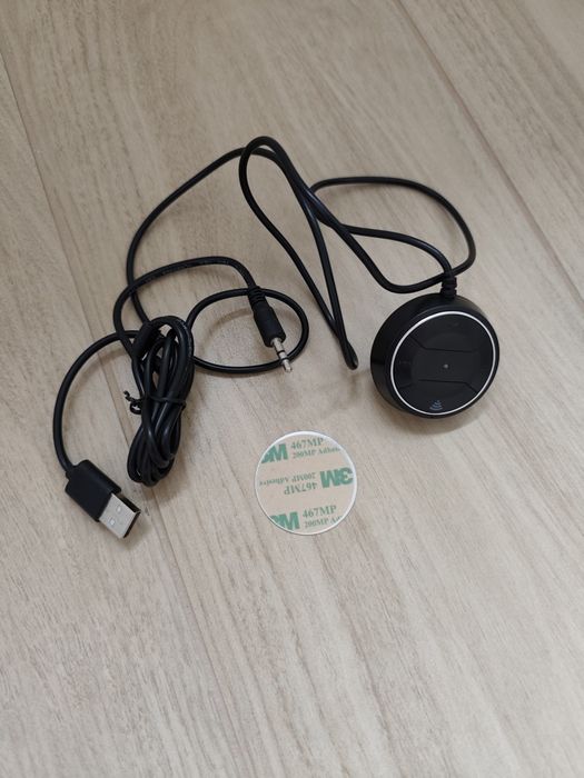 Recetor Bluetooth para Carro Mãos Livres e Música AUX + USB