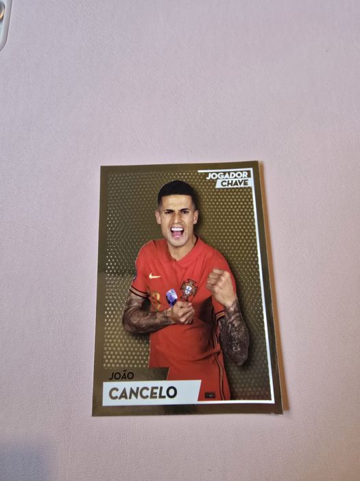 Cromo do João Cancelo – Fome de Vencer Panini Continente