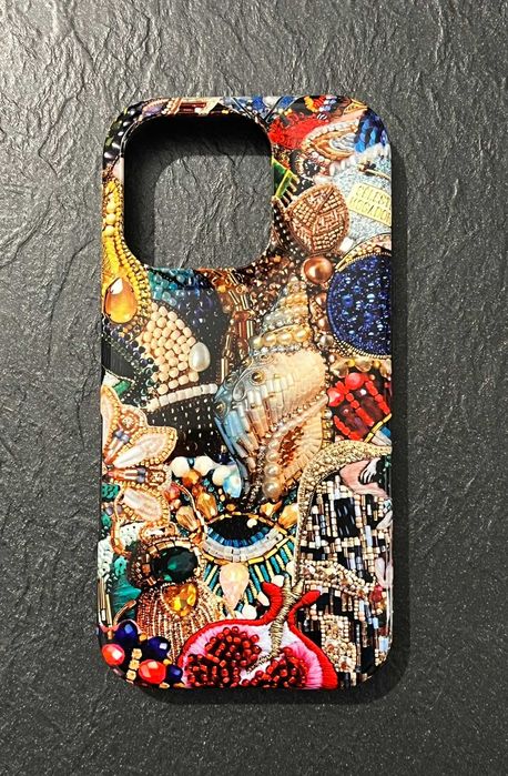 Etui plecki Vintage Mosaic dla Apple iPhone 16 Pro wielokolorowe
