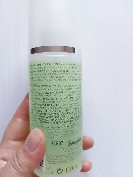 Douglas True volume hair spray
