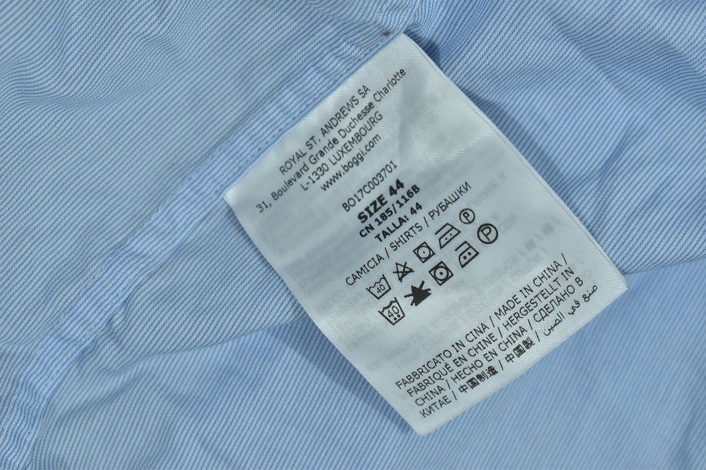 Boggi Regular Fit Koszula Męska Elegancka 44
