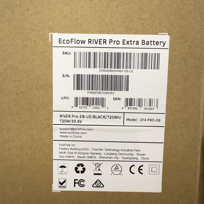 EcoFlow RIVER Pro Extra Battery
