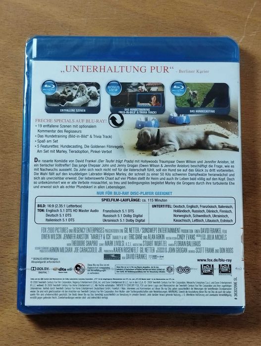 Blu-Ray (DE) Marley & Ich