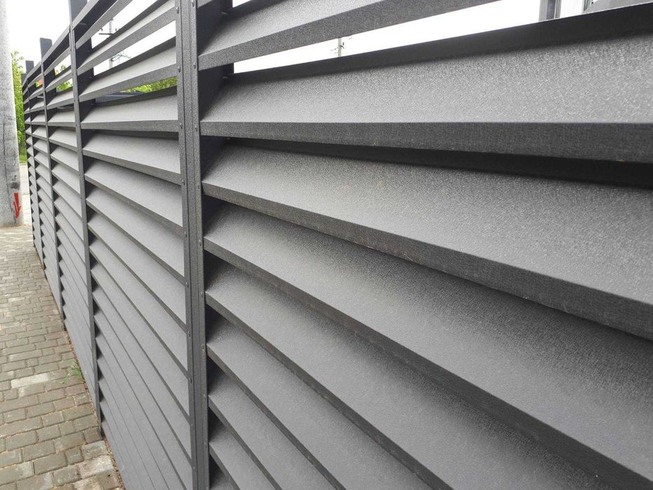 Штакетник металлический для забора Евроштакет Забор жалюзи Ранчо Завод ...