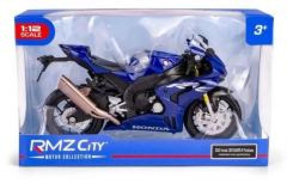 RMZ 1:12 Honda CBR1000RR-R Fireblade 2020 niebiesk pudełko,127x210 mm