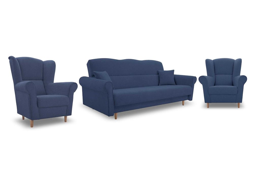 Zestaw Loft kanapa 2 fotele IDŹCZAK MEBLE