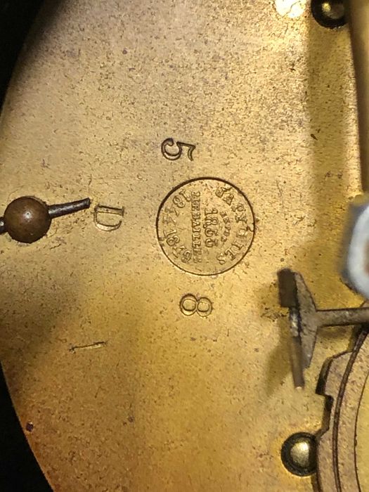 Antyk piękny i niespotykany zegar francuski Japy XIX wiek