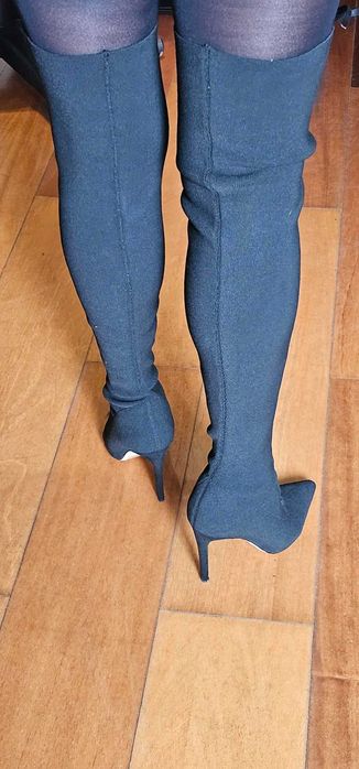 botas pretas altas aldo (oportunidade)