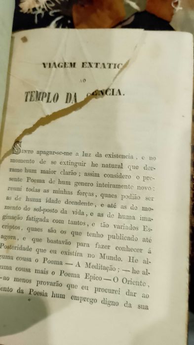Padre José Agostinho de Macedo 1854 A Meditação etc