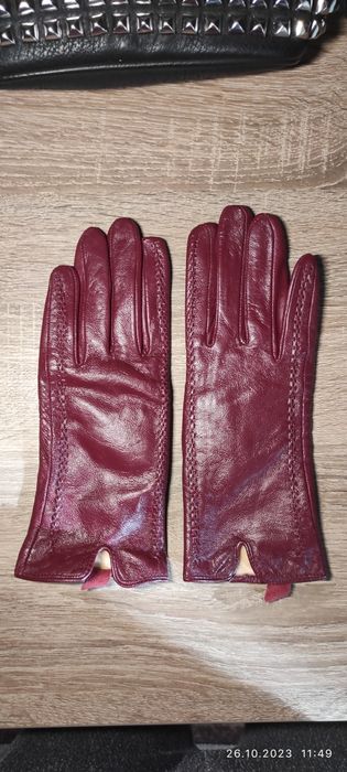 Рукавички жіночі, натуральна шкіра