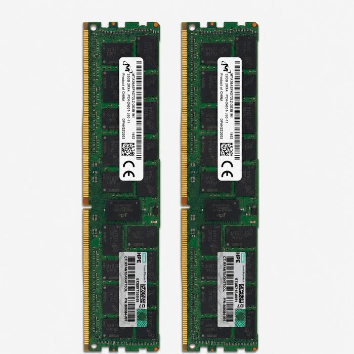 Оперативная память серверная 64GB 2x32GB DDR4 ECC LRDIMM Micron HPE 2400T