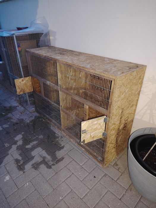 Gaiola 120cm x 80cm x 37cm, vendo ou troco por aves