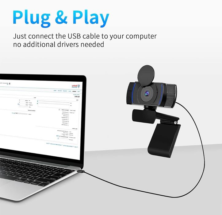 Webcam w20 auto focus 1080p