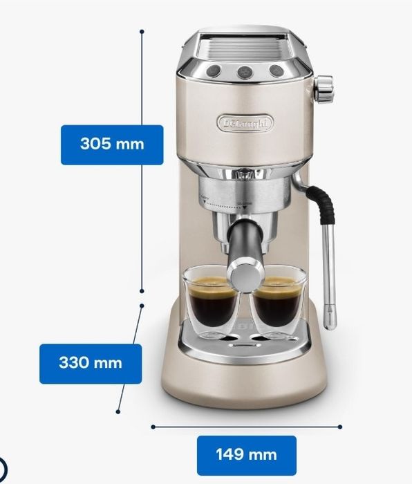 Máquina de Café Manual DELONGHI Dedica Arte EC885.BG com acessório