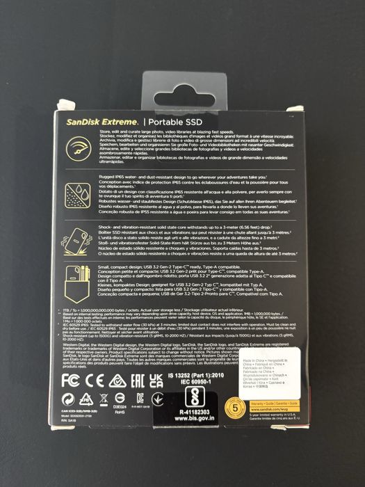 Dysk Sandisk Extreme Portable SSD 2TB