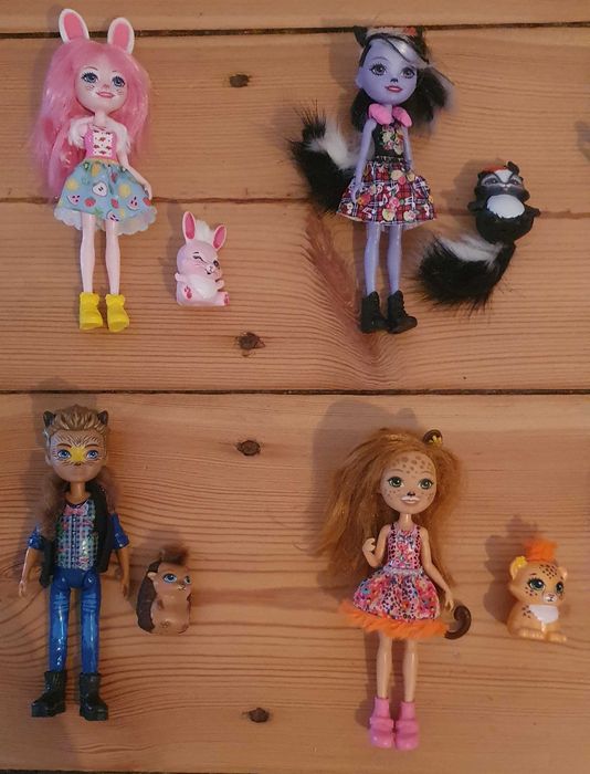 Laleczki enchantimals 7 zł za sztukę