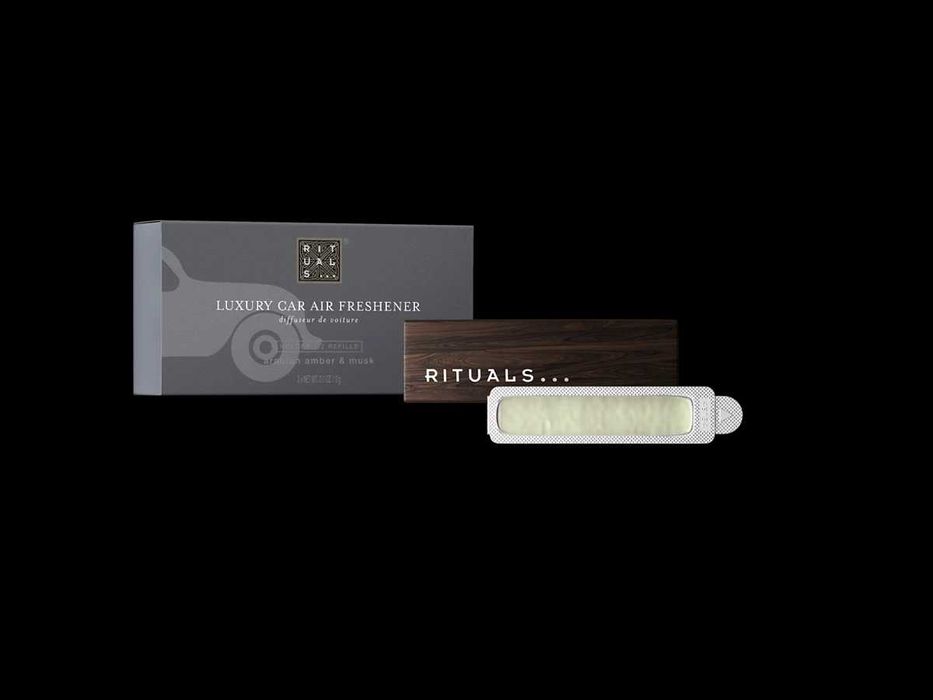 Rituals Arabian Amber & Musk Zapach do samochodu 2x3g + drewniane etui