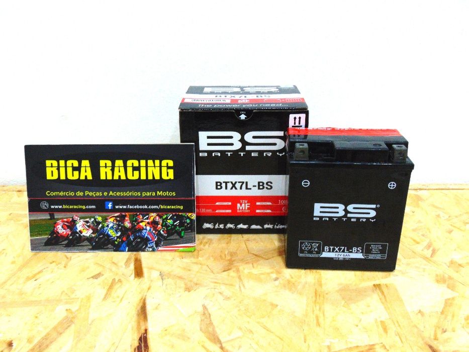 Bateria Moto Btx7L-BS NOVAS Aprilia Honda Kawasaki Yamaha Suzuki derbi