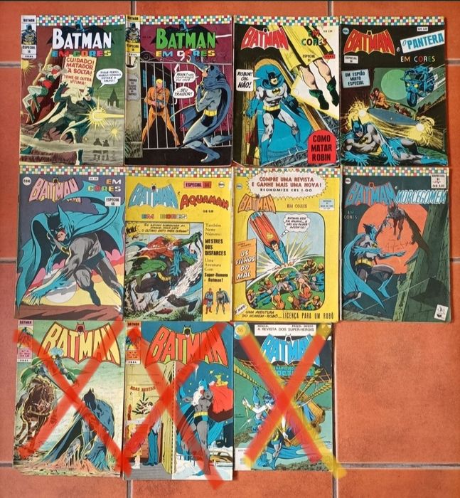 45 Livros Batman da Abril e Ebal