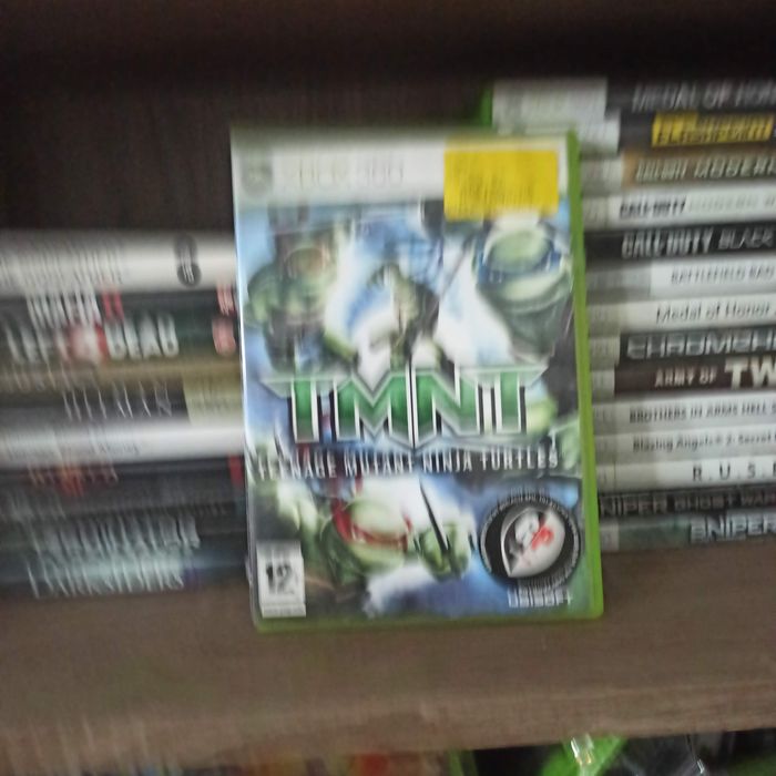 TMNT xbox 360 teenage mutant ninja turtles xbox  żółwie ninja gra