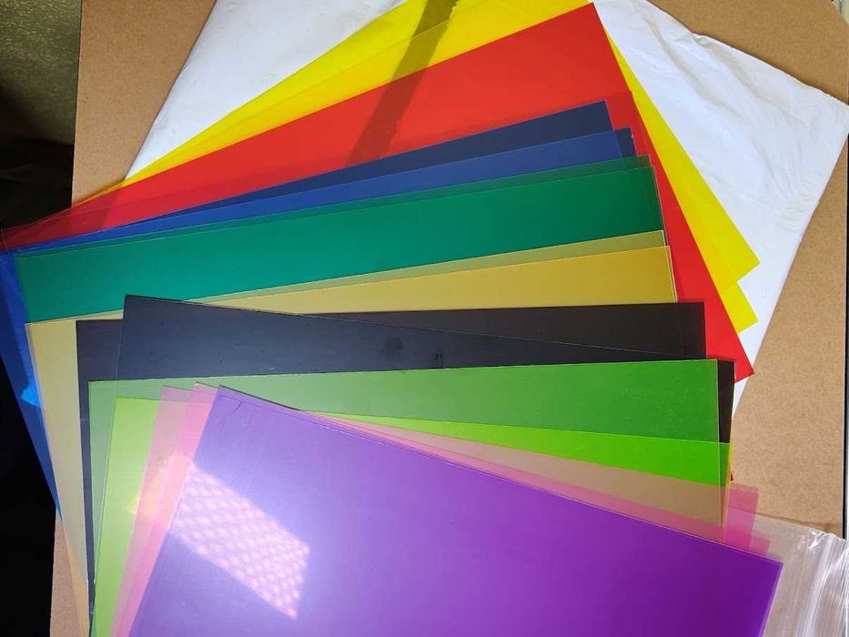 Kit 18 Filtros Gel Cor Neewer 30x22cm para Estúdio e Vídeo – Novo